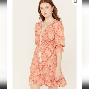 COPY - WILD MOSS Women's Medallian Print Mini Dress Excellent Condition Never W…